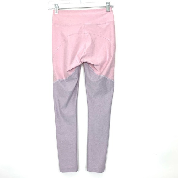 Outdoor Voices Womens Size Small 7/8 Length Tri-Tone Leggings Pastel Pink Purple - Picture 5 of 8